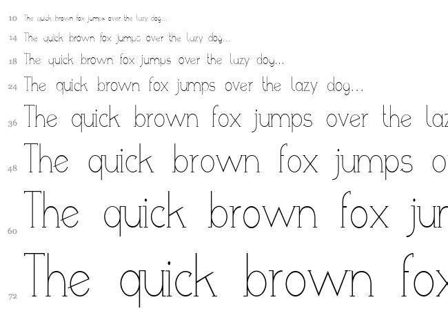 Poor Weekdays Serif font waterfall